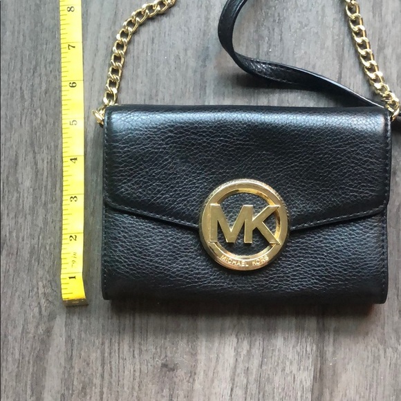 Michael Kors mini cross body bag, gold/black - Picture 6 of 6